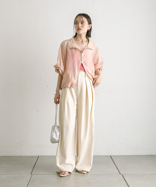 mystic(ミスティック)の「【3サイズ展開】タックスラックス(その他パンツ・レディース・ベージュ/ブラック/アイボリー・1/0/2)」の8枚目の写真