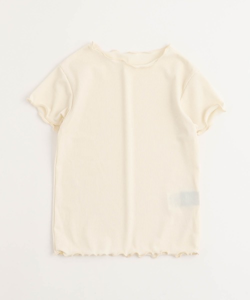 URBAN CHERRY（アーバンチェリー）の「【伸縮性・速乾性バツグン】メロウリブトップス（Tシャツ/カットソー・キッズ・グリーン/ブルー/パープル/イエロー/アイボリー/ブラウン/ピンク・110cm/120cm/130cm/140cm/150cm）」の8枚目の写真