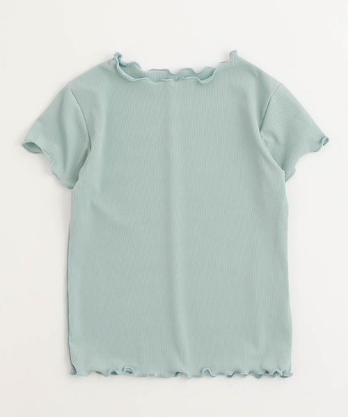 URBAN CHERRY（アーバンチェリー）の「【伸縮性・速乾性バツグン】メロウリブトップス（Tシャツ/カットソー・キッズ・グリーン/ブルー/パープル/イエロー/アイボリー/ブラウン/ピンク・110cm/120cm/130cm/140cm/150cm）」の10枚目の写真