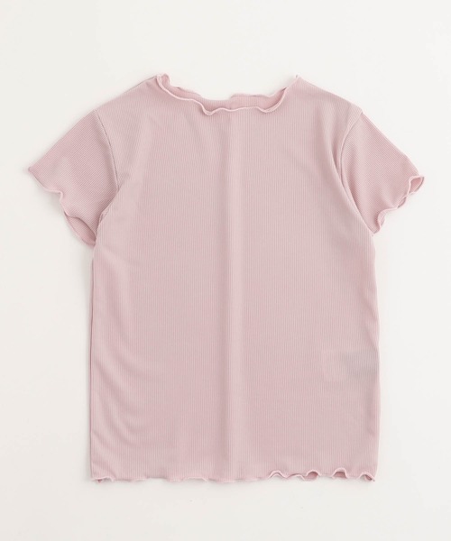 URBAN CHERRY（アーバンチェリー）の「【伸縮性・速乾性バツグン】メロウリブトップス（Tシャツ/カットソー・キッズ・グリーン/ブルー/パープル/イエロー/アイボリー/ブラウン/ピンク・110cm/120cm/130cm/140cm/150cm）」の12枚目の写真