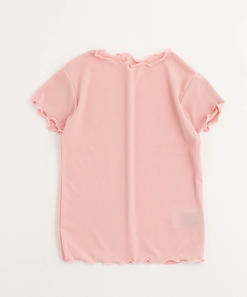 URBAN CHERRY（アーバンチェリー）の「【伸縮性・速乾性バツグン】メロウリブトップス（Tシャツ/カットソー・キッズ・グリーン/ブルー/パープル/イエロー/アイボリー/ブラウン/ピンク・110cm/120cm/130cm/140cm/150cm）」の13枚目の写真