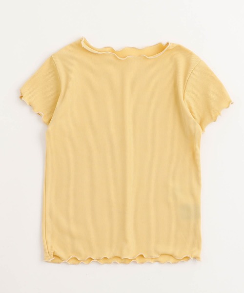 URBAN CHERRY（アーバンチェリー）の「【伸縮性・速乾性バツグン】メロウリブトップス（Tシャツ/カットソー・キッズ・グリーン/ブルー/パープル/イエロー/アイボリー/ブラウン/ピンク・110cm/120cm/130cm/140cm/150cm）」の14枚目の写真