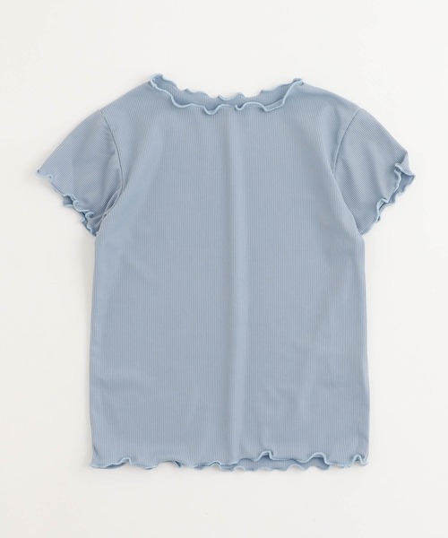 URBAN CHERRY（アーバンチェリー）の「【伸縮性・速乾性バツグン】メロウリブトップス（Tシャツ/カットソー・キッズ・グリーン/ブルー/パープル/イエロー/アイボリー/ブラウン/ピンク・110cm/120cm/130cm/140cm/150cm）」の11枚目の写真