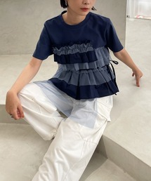 KBF | フリルドッキングTEE(Tシャツ/カットソー)