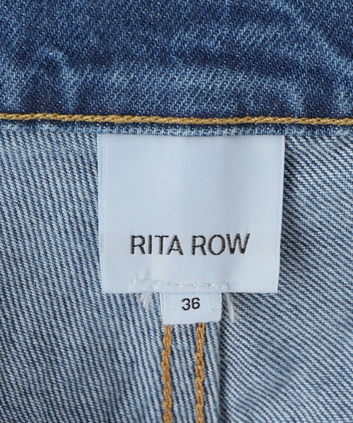 RITA ROW（リタロウ）の「【RITA ROW/リタロウ】デニムパンツ（デニムパンツ・レディース・ブルー系その他・34）」の7枚目の写真