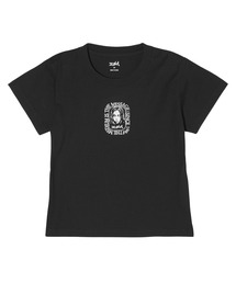 X-girl | FACE ROUNDED SQUARE S/S BABY TEE(Tシャツ/カットソー)