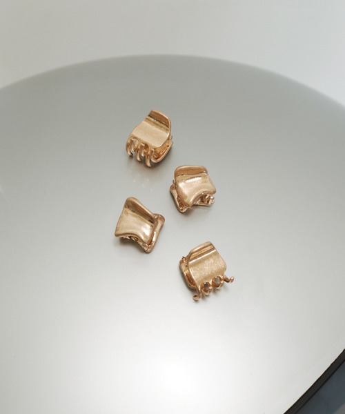 GOLDY（ゴールディ）の「チャビー メタル セット ミニ バンス クリップ（バレッタ/ヘアクリップ・レディース・ゴールド/シルバー系その他/ゴールド系その他/シルバー・FREE）」の13枚目の写真