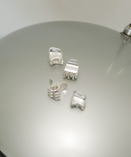 GOLDY（ゴールディ）の「チャビー メタル セット ミニ バンス クリップ（バレッタ/ヘアクリップ・レディース・ゴールド/シルバー系その他/ゴールド系その他/シルバー・FREE）」の12枚目の写真