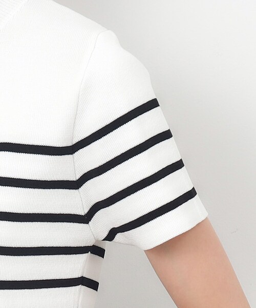 OPAQUE.CLIP（オペークドットクリップ）の「◆ニット×タフタ ドッキングワンピース【洗濯機洗い可/抗ピル】（ワンピース・レディース・ブラック系4/ブラック/ベージュ系その他7・36/38/40/42）」の19枚目の写真