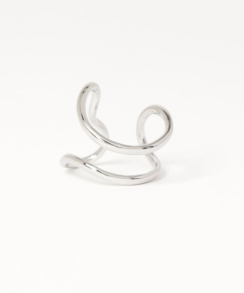 SILVER BULLET（シルバーバレット）の「『SBLTR』ユニセックス 変形デザインリング（リング・レディース・シルバー/ゴールド・FREE）」の4枚目の写真