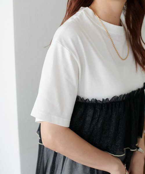 セール】【WEB限定】メローチュールドッキングTシャツ（Tシャツ