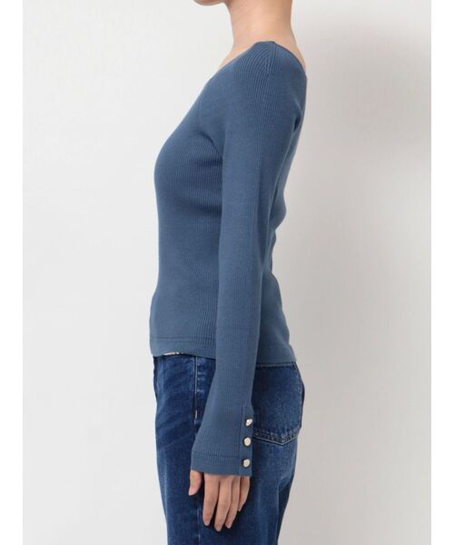 RESEXXY(リゼクシー)の「シンプルデザインニットトップス(ニット/セーター・レディース・ホワイト/レッド/ブルー/ブラック・FREE)」の14枚目の写真