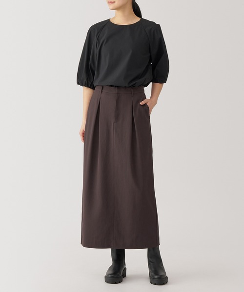 無印良品(ムジルシリョウヒン)の「婦人 撥水 ストレートスカート(スカート・レディース・ダークブラウン系/ブラウン/ブラック・L/M)」の14枚目の写真