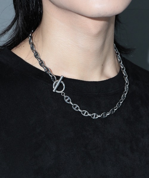 HARE（ハレ）の「【MADE IN JAPAN】ステンレスピッグノーズネックレス(HARE)（ネックレス・メンズ・シルバー・FREE）」の18枚目の写真