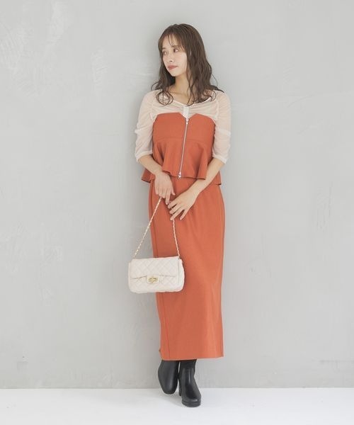 mysty woman（ミスティウーマン）の「シャーリングラメシアートップス　140923（Tシャツ/カットソー・レディース・オフホワイト/ライトグレー/ブラック・FREE）」の16枚目の写真