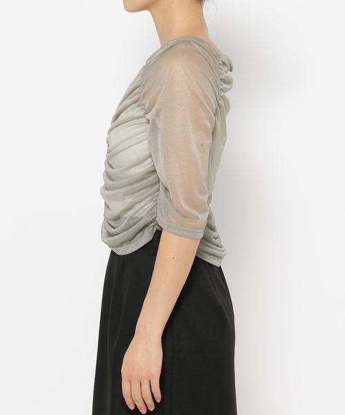 セール】シャーリングラメシアートップス 140923（Tシャツ