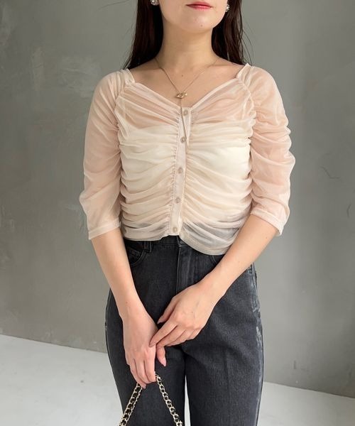 itimi 購入 シアートップス ラメ 古着 平成ギャル itimi 購入 シアートップス ラメ 古着 平成ギャル - メルカリ
