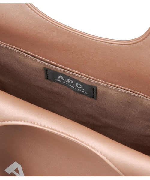 A.P.C.（アーペーセー）の「TOTE NINON SMALL（トートバッグ・レディース・ブラウン/ピンク系その他/ライトカーキ/ブラック・ONESIZE）」の15枚目の写真