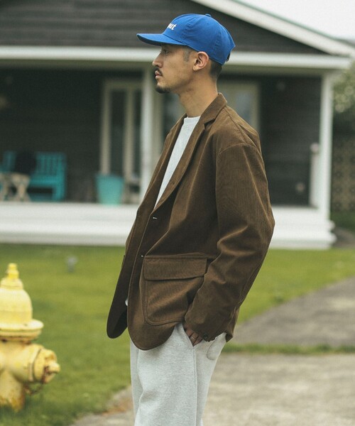 B:MING by BEAMS（ビーミングバイビームス）の「コーデュロイ ドロップショルダー 3ボタン ジャケット(セットアップ対応)（テーラードジャケット・メンズ・ブラック/ブラウン・SMALL/MEDIUM/LARGE/X-LARGE）」の21枚目の写真
