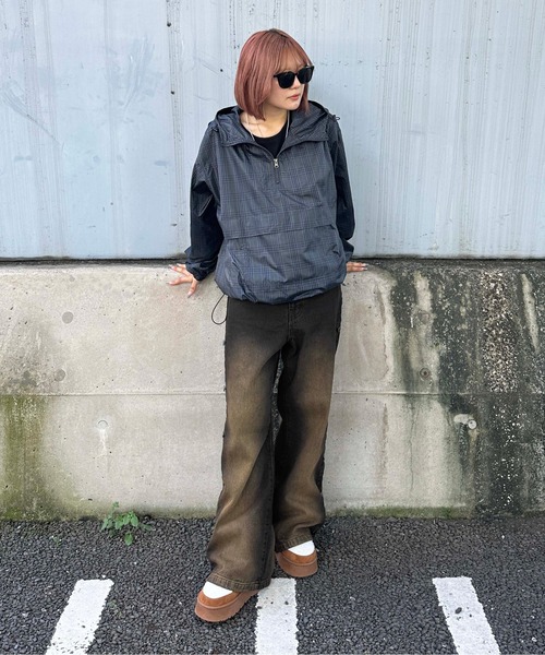 sedacle（セダクル）の「サイドボタン２way加工デニム（デニムパンツ・メンズ・ブラック/オフホワイト・SMALL/MEDIUM/LARGE）」の22枚目の写真