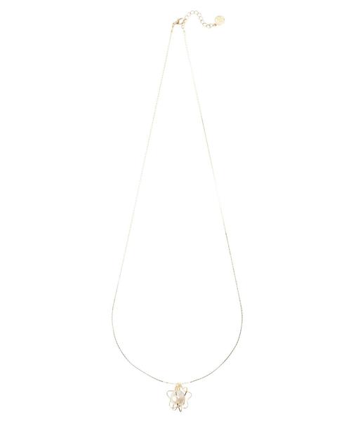 BEAUTY&YOUTH UNITED ARROWS（ビューティーアンドユースユナイテッドアローズ）の「BY 3Dフラワーモチーフペンダント（ネックレス・レディース・ゴールド/シルバー・フリー）」の6枚目の写真