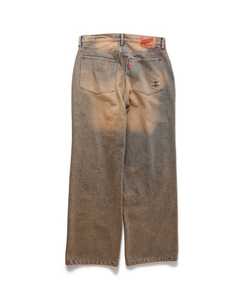 Subciety（サブサエティ）の「Overdyed DENIM PANTS（デニムパンツ・メンズ・ブラック/ブルー・SMALL/MEDIUM/LARGE/X-LARGE）」の15枚目の写真