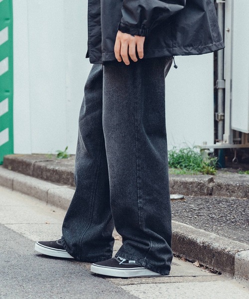 Subciety（サブサエティ）の「Overdyed DENIM PANTS（デニムパンツ・メンズ・ブラック/ブルー・SMALL/MEDIUM/LARGE/X-LARGE）」の22枚目の写真