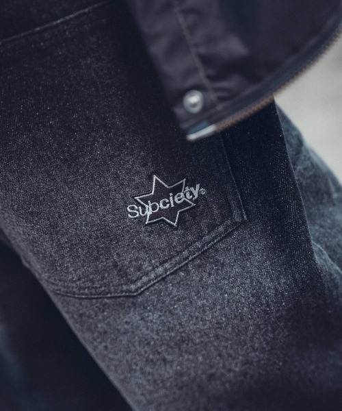 Subciety（サブサエティ）の「Overdyed DENIM PANTS（デニムパンツ・メンズ・ブラック/ブルー・SMALL/MEDIUM/LARGE/X-LARGE）」の14枚目の写真