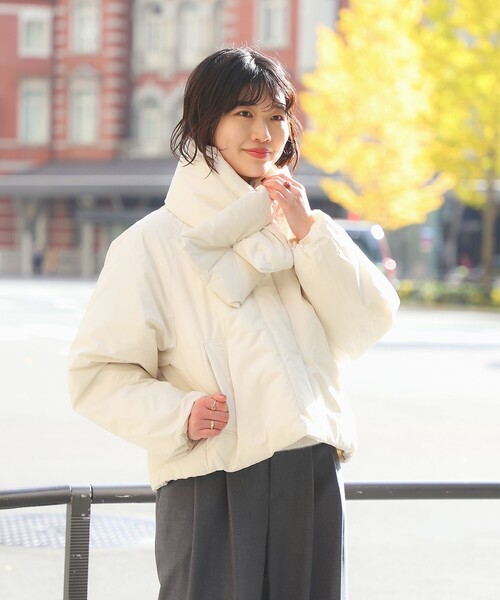 Demi-Luxe BEAMS」 ダウンジャケット 36 ブラック系その他 レディース