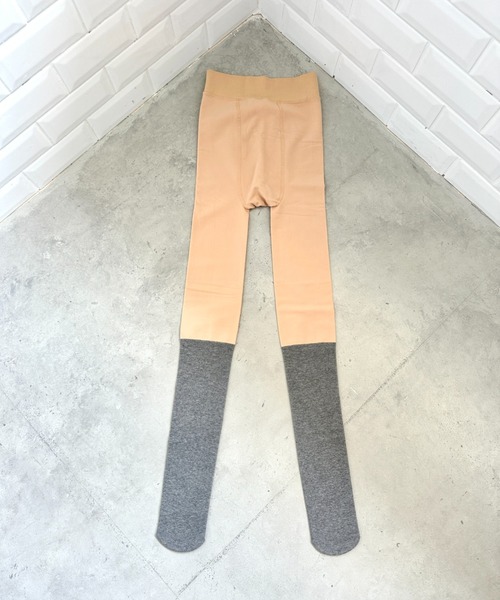 Loueme(ルエム)の「【裏起毛】ハイソックスフェイクタイツ(タイツ/ストッキング・レディース・グレー/ブラック/モカ・FREE)」の17枚目の写真