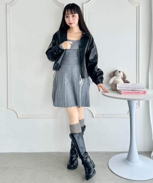 Loueme(ルエム)の「【裏起毛】ハイソックスフェイクタイツ(タイツ/ストッキング・レディース・グレー/ブラック/モカ・FREE)」の11枚目の写真