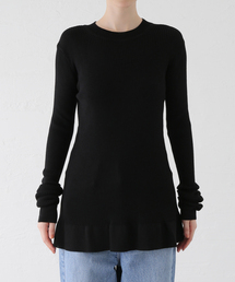 【☆完売品☆】【HAKUJI】Hand-knitted LS sweater HAKUJI】Hand knitted long sleeve sweater/長袖手編みセ