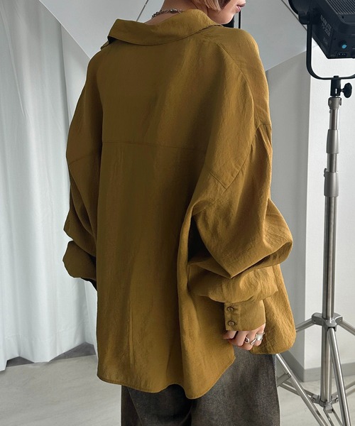 apres jour mignon（アプレジュールミニョン）の「カラーシャツ【ZOZOTOWN限定アイテム】（シャツ/ブラウス・レディース・ダークブラウン/カーキ/ボルドー/マスタード・X-LARGE/フリー）」の21枚目の写真