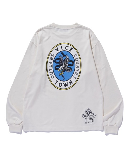 早い者勝ち 大人気 XLARGE VICE TOWN HEAVYWEIGHT L/S TEE セール】VICE TOWN HEAVYWEIGHT L/S TEE（Tシャツ/カットソー