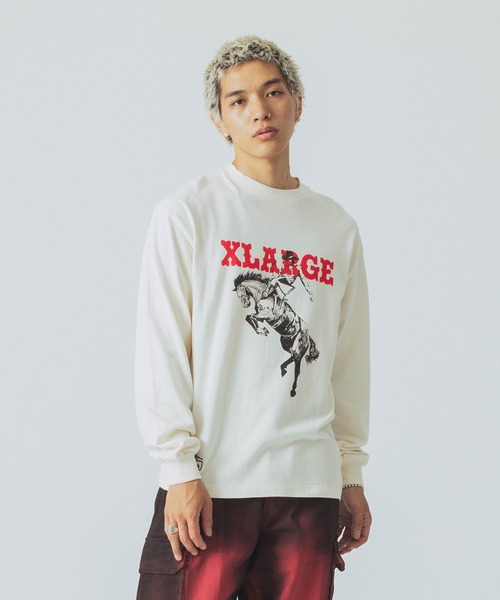 早い者勝ち 大人気 XLARGE VICE TOWN HEAVYWEIGHT L/S TEE セール】VICE TOWN HEAVYWEIGHT L/S TEE（Tシャツ/カットソー