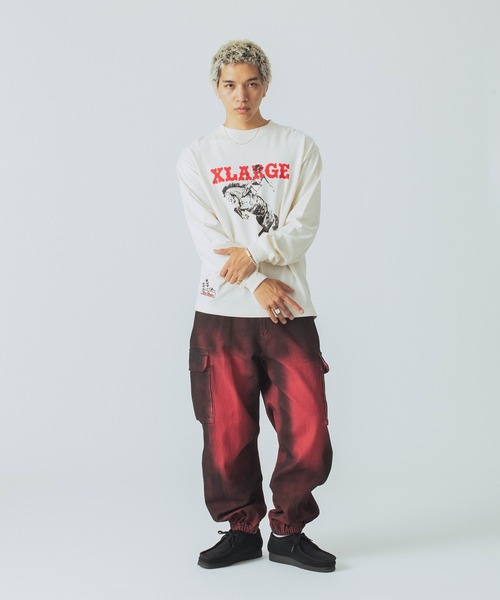 早い者勝ち 大人気 XLARGE VICE TOWN HEAVYWEIGHT L/S TEE セール】VICE TOWN HEAVYWEIGHT L/S TEE(Tシャツ/カットソー
