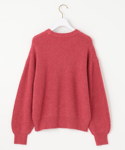 ANY SIS(エニィスィス)の「【洗える】フロントケーブルポイントアンゴラブレンド ニット(ニット/セーター・レディース・グレー系/ローズ系/ブルー系/アイボリー系・4)」の16枚目の写真
