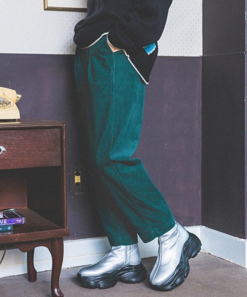 niko and...(ニコアンド)の「ストレッチカルゼテーパーパンツ(その他パンツ・レディース・グリーン/ボルドー/アイボリー/ブラック/ベージュ/ネイビー・MEDIUM/LARGE/SMALL)」の4枚目の写真