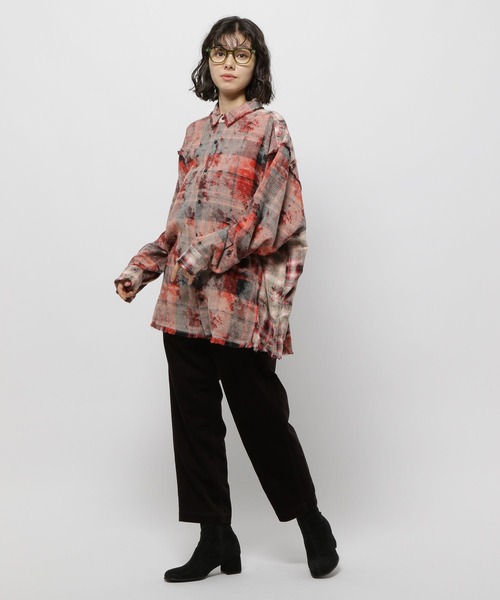 niko and...(ニコアンド)の「ストレッチカルゼテーパーパンツ(その他パンツ・レディース・グリーン/ボルドー/アイボリー/ブラック/ベージュ/ネイビー・MEDIUM/LARGE/SMALL)」の14枚目の写真