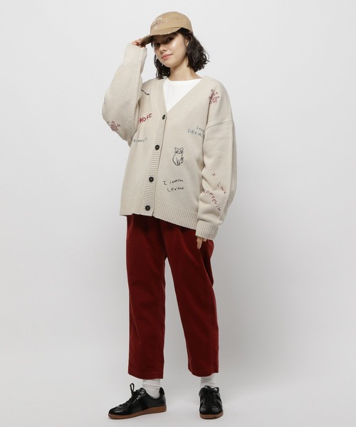 niko and...(ニコアンド)の「ストレッチカルゼテーパーパンツ(その他パンツ・レディース・グリーン/ボルドー/アイボリー/ブラック/ベージュ/ネイビー・MEDIUM/LARGE/SMALL)」の16枚目の写真