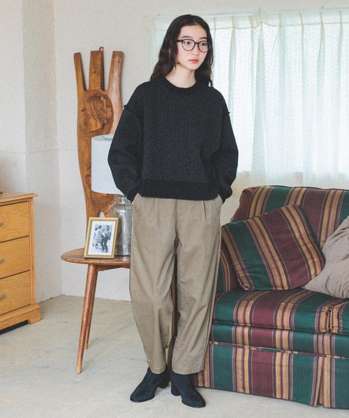 セール】ストレッチカルゼテーパーパンツ（その他パンツ）｜niko and