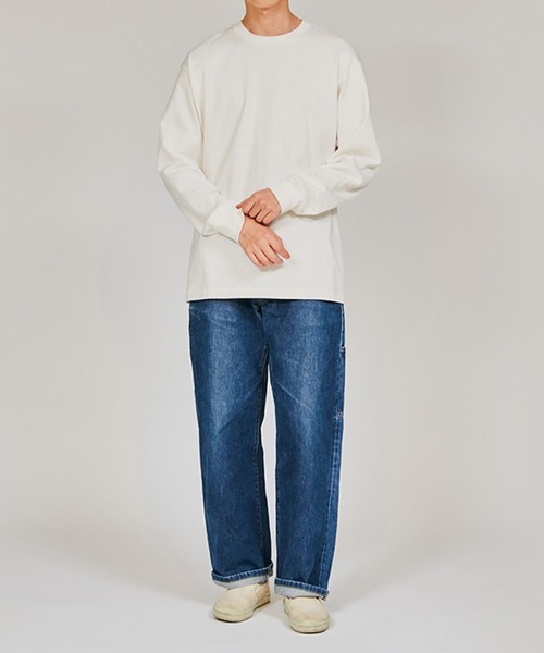 Hanes】SHIRO クルーネックロングスリーブTシャツ HM4-A201 / HM4-D201