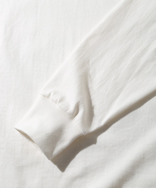 HANES(ヘインズ)の「【Hanes】SHIRO クルーネックロングスリーブTシャツ HM4-A201 / HM4-D201(Tシャツ/カットソー・メンズ・ホワイト・S/M/L/XL)」の11枚目の写真