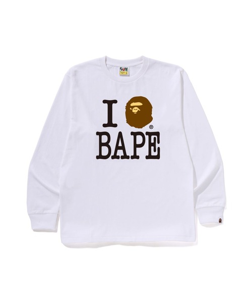 A BATHING APE（アベイシングエイプ）の「I LOVE BAPE LS TEE（T