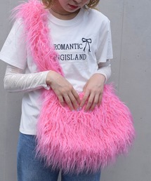 WEGO/長毛ファーショルダーバッグ