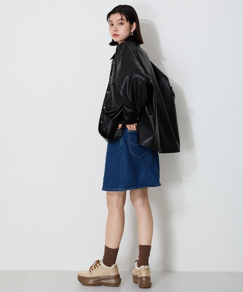 【セール】2024秋冬新作 ボアデザイン厚底スニーカー OT3739（スニーカー）｜ORiental TRaffic（オリエンタルトラフィック）