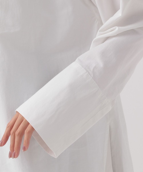 Elura（エルーラ）の「ブロードボウタイリボンブラウス/137593（シャツ/ブラウス・レディース・ホワイト/ネイビー/グリーン系その他・FREE）」の15枚目の写真