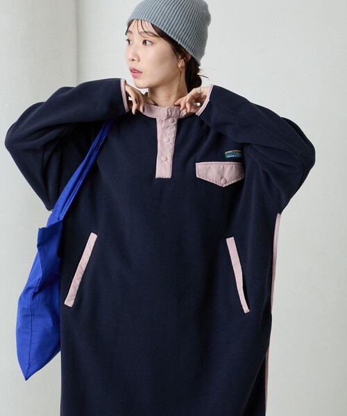 【セール】限定展開 FREAK'S STORE OUTDOORS サイドジップ フリースワンピース（ワンピース）｜FREAK'S STORE（フリークスストア）