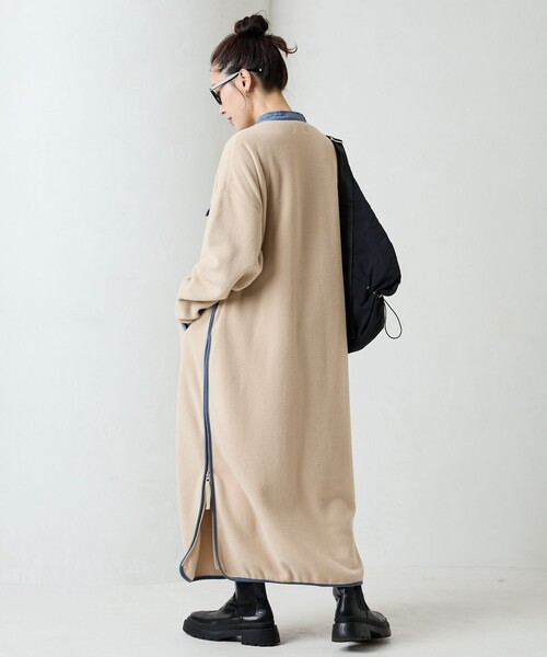 【セール】限定展開 FREAK'S STORE OUTDOORS サイドジップ フリースワンピース（ワンピース）｜FREAK'S STORE（フリークスストア）