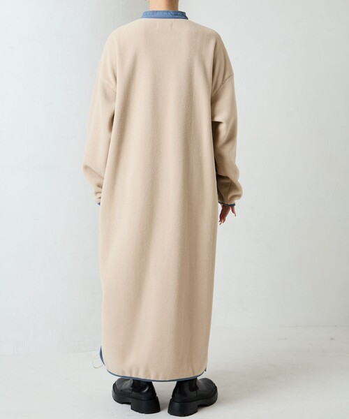 【セール】限定展開 FREAK'S STORE OUTDOORS サイドジップ フリースワンピース（ワンピース）｜FREAK'S STORE（フリークスストア）